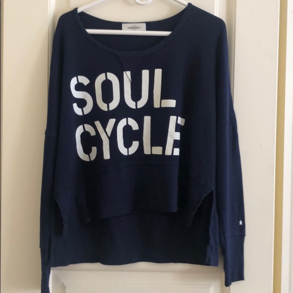 Soul cycle long sleeve shirt in a size medium